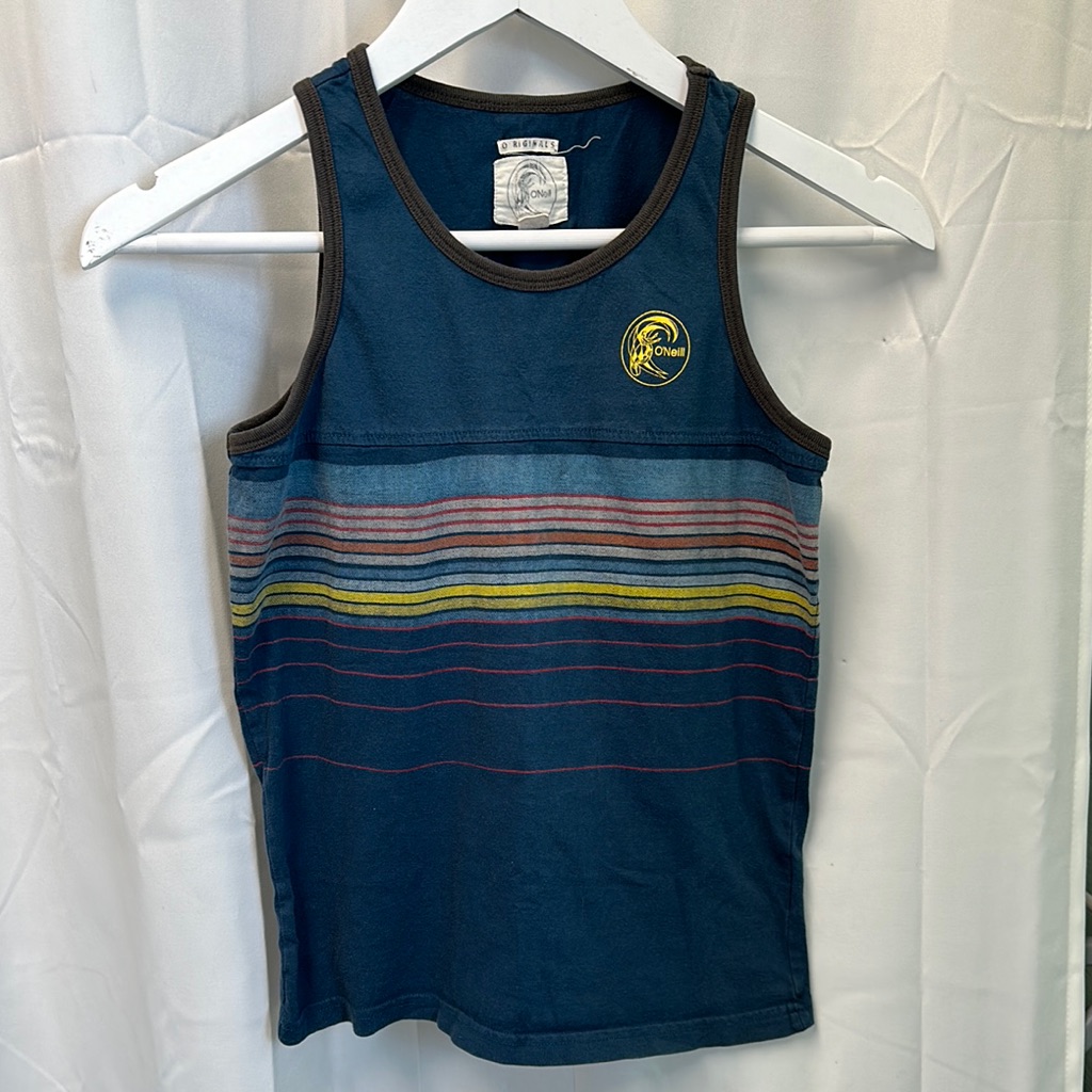 O'neill Wave Pattern Tank Top In Teal